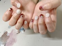 スピカ(Spica)/ショートネイル×ニュアンス