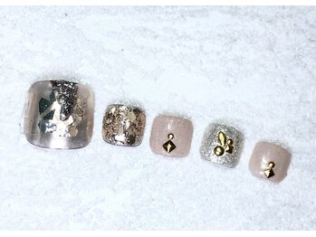 ローズクォーツ(Rose Quartz)/フット定額Bアートコー¥8,500