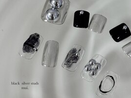 black silver design