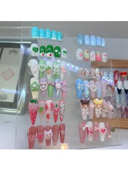 ヘブン ネイル 鶯谷(HEAVEN Nail)/カラフルデザイン