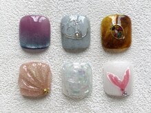 エクラ(e'clat)/フットネイル　親指デザイン