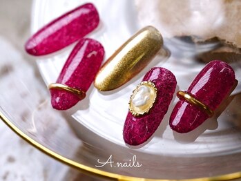 エーネイルズ 心斎橋(A.nails)/カメオネイル