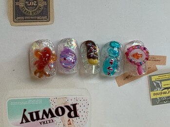 ゆびノさき/立体感ネイル