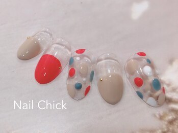 ネイルチックコウベ 銀天街店(Nail Chick kobe)/ポップドットネイル