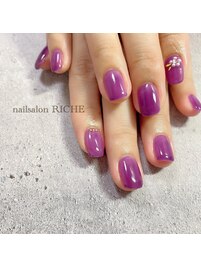 パープルワンカラー