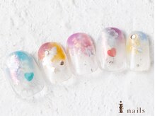 アイネイルズ 横浜WEST店(I-nails)/カラフルニュアンス9480円
