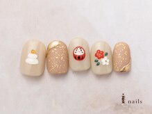 アイネイルズ 横浜EAST店(I-nails)/手書きお正月アートネイル