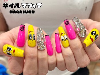 ネイルマフィア 原宿(NAIL MAFIA)/ポップ/ゴテゴテ/ネオン/夏