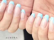 アウロラ 代々木上原(AURORA)/フレンチ　水色　シンプル