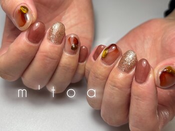 ムートア(m'toa)/ニュアンスネイル/定額デザイン