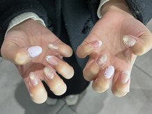 サクノネイル(SAKUNONAIL)/ピンクニュアンスネイル