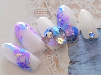 ネイルサロンラグジュアリー 梅田店(LUXURY)/綺麗目ニュアンス