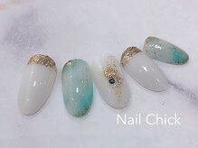 ネイルチックコウベ 銀天街店(Nail Chick kobe)/マーブルニュアンスネイル