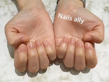 ネイルズアリー 立川店(Nails ally)/クリアジェルの補強