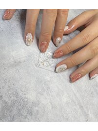 ぷっくりお花ネイル♪