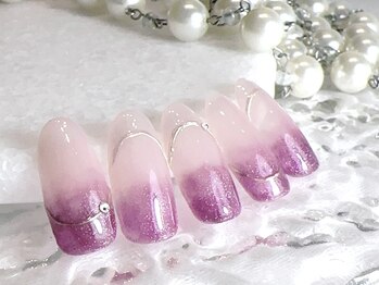 リュールネイル(lueur nail)/逆グラデーション