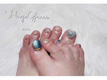 ハズグラスネイル(Haze Grass nail)/フットネイル【夏先取り】カラー