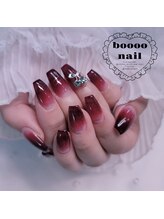 ブーネイル(boooo nail)/ボルドグラデーション