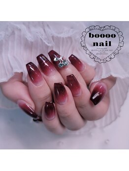 ブーネイル(boooo nail)/ボルドグラデーション