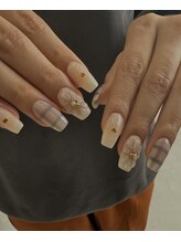 タグネイル(tag nail.)/ぽっこりフラワーネイル