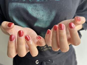 ソリッドカラー(solid color)/hand nail