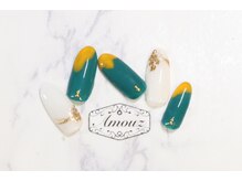 アモウズ(Amouz)/定額【テーマ:秋ネイル】6