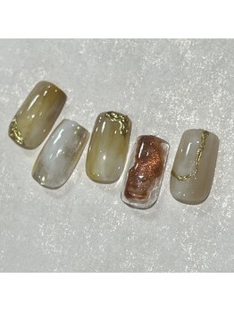 オーク アイラッシュアンドネイル たまプラーザ(OAK)/【MIKI指名デザイン】定額アート