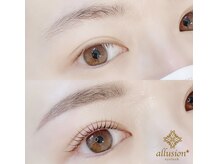 アリュージョン 草津店/眉毛アイブロウ×まつ毛パーマ