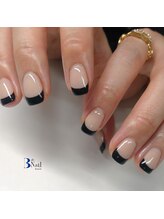 ビートゥーネイル 梅田(B to Nail)/黒フレンチ