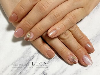 ネイルアトリエルカ(nail atelier LUCA)/c-64 大人上品ニュアンスネイル