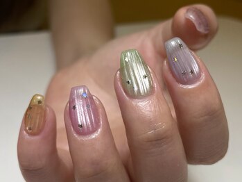 ジュイール ネイル 千葉店(Jouir nail)の写真/圧倒的アート力で最新トレンドをご提案!デザイン持ち込み歓迎/オフ無料/パラジェル追加料金なし◎