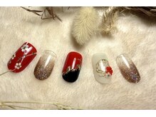 お正月&成人式ネイルに人気のデザイン♪がキャンペーンネイルに
