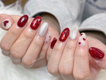 ノア ネイル(Noa Nail)/バレンタイン　ハートネイル