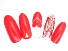 ワンネイル(ONE NAIL)/＃ハート＃フィルム＃スタッズ