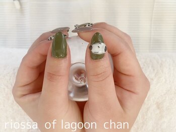 リオッサ オブ ラグーン(RIOSSA of Lagoon)/シンプルネイルｘスヌーピー
