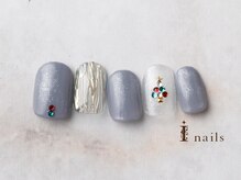 アイネイルズ 横浜EAST店(I-nails)/クリスマスミラーニュアンス