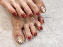 ラ フルール(La Fleur)/ネイルモデル 選べる親指アート