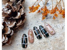 ネイルサロン&スクール ジーナ(GINA)/キラキラ×チェック