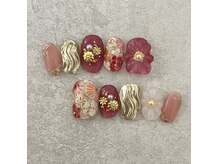 成人式ネイルチップのオーダーも受付中☆ブライダルも◎