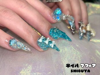 ネイルマフィア 渋谷(NAIL MAFIA)の写真/【圧倒的な技術力】JAN本部認定講師在籍の実力派!お爪に優しい一層残しのフィルイン導入」モチの 良さも◎