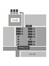 インク(ink)/駐車場☆店舗裏9台+表3台完備♪
