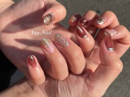 先取り秋ネイル◎！