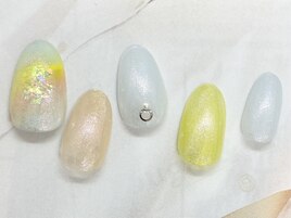 【8400円】虹色ネイル♪