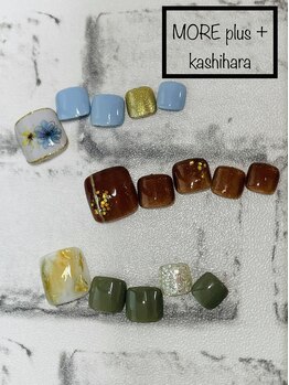 モアプラス 橿原店(MORE+plus)/フットネイルＡコース【6000円】