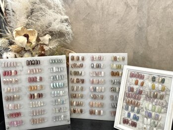 ネイルズピクシー ルヴィルーム(Nail's pixie REVI room)の写真/【何回でも定額料金】季節ごとのデザイン、おしゃれなニュアンスネイルが人気☆オフ込￥6800～理想の手元に