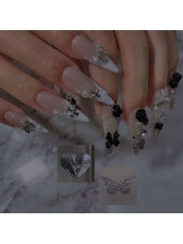 ルーミー アンド コー(Roomy&co.)/薔薇ネイル