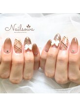 ソワ(sowa)/大人のバレンタインネイル