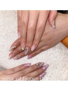 リオッサ オブ ラグーン(RIOSSA of Lagoon)/オーロラおそろネイル