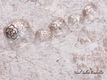 アンベリール 横浜店(Embellir)/(1615)カメリアfootネイル