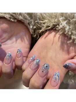 セレンティア バイ リディーヴ 渋谷店(Serentia by Ridive)/ラメグラデーション 渋谷ネイル